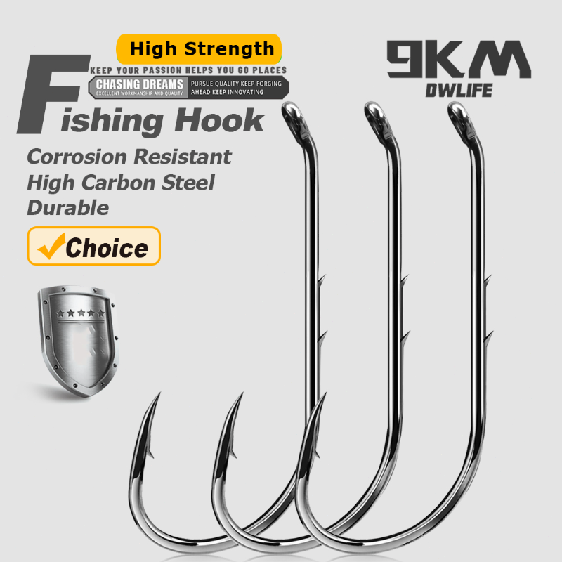 Fishing Hook Offset - 9 KM Baitholder Balıkçılık Kancalar 50